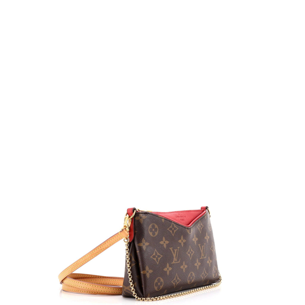 Pallas Clutch Monogram Canvas with Leather