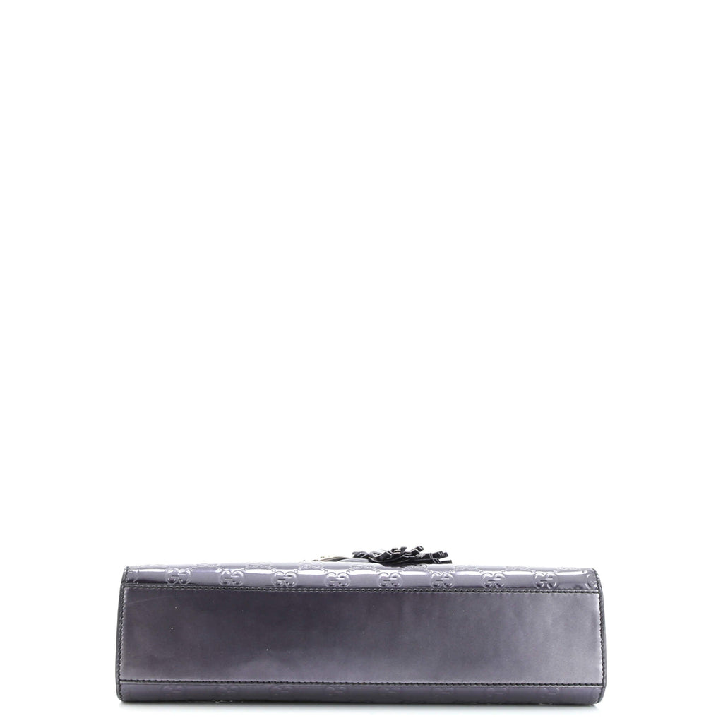 Emily Chain Flap Bag Guccissima Patent Medium