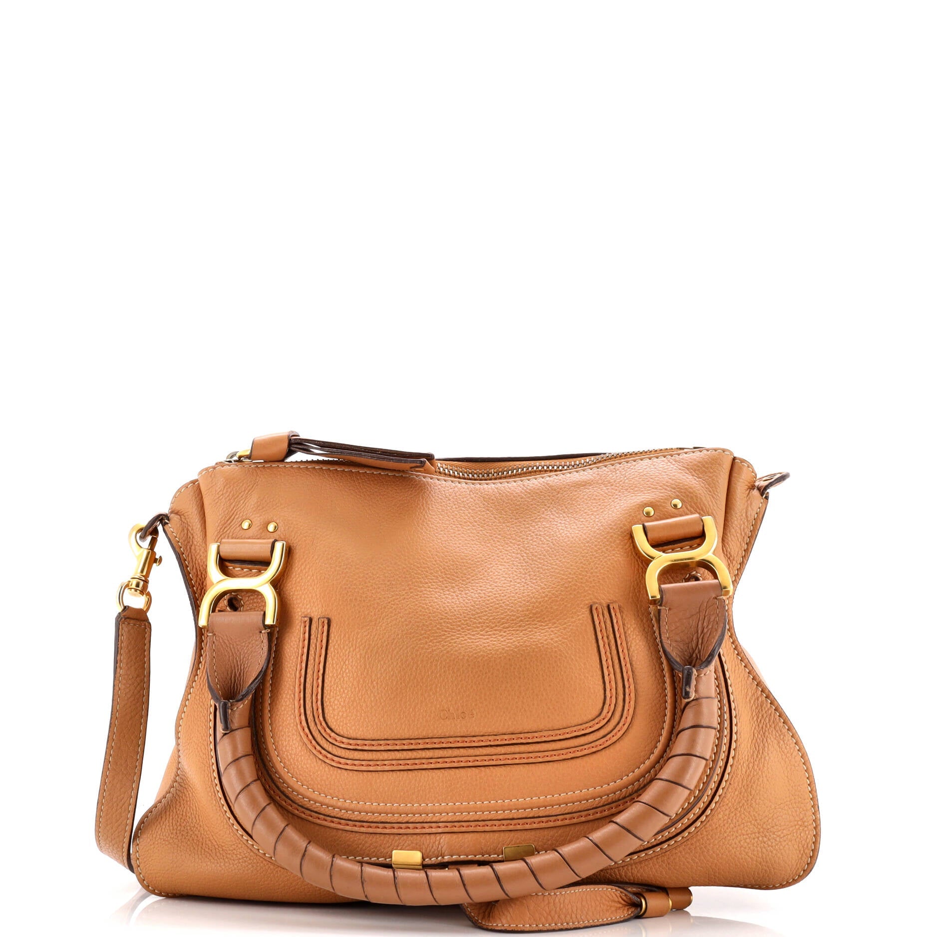 Marcie Satchel Leather Medium
