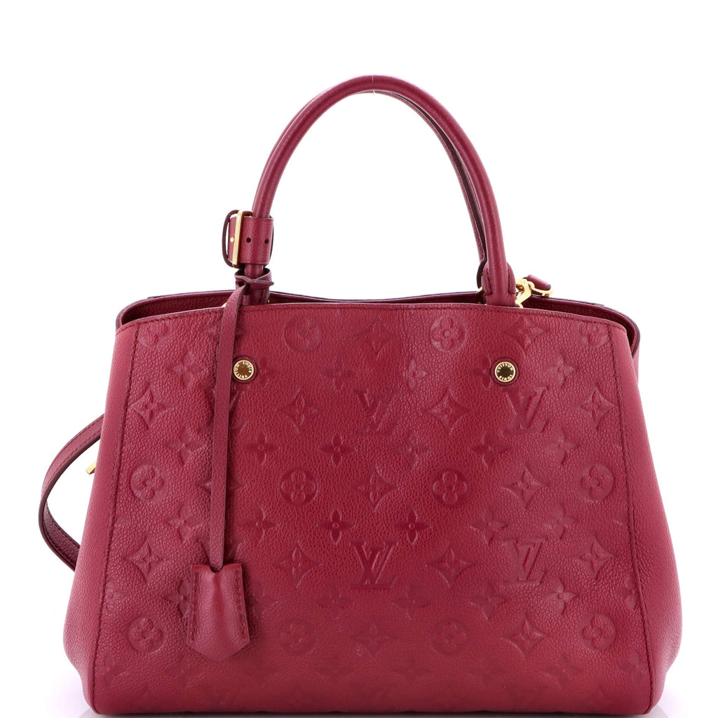 Montaigne Handbag Monogram Empreinte Leather MM