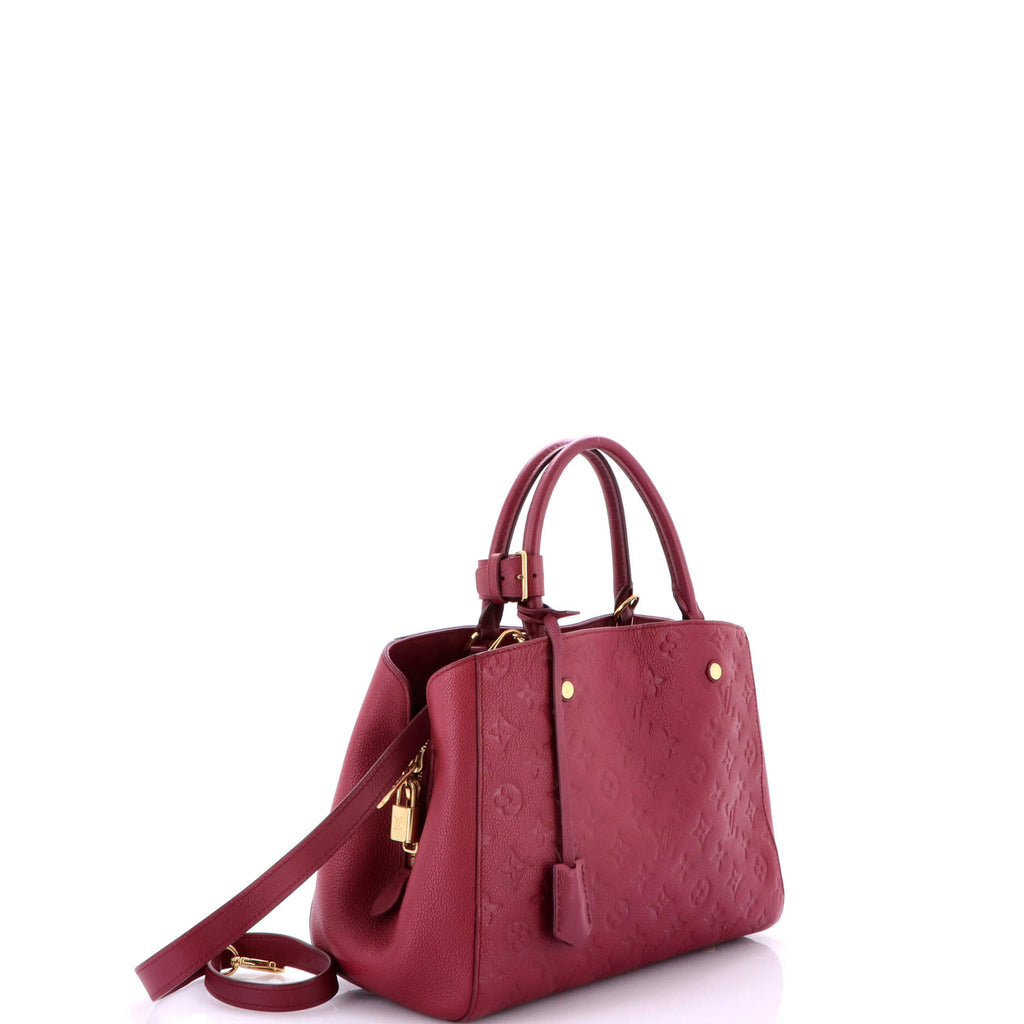 Montaigne Handbag Monogram Empreinte Leather MM