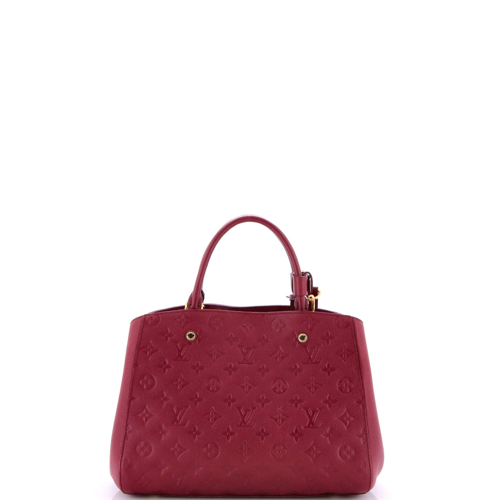 Montaigne Handbag Monogram Empreinte Leather MM