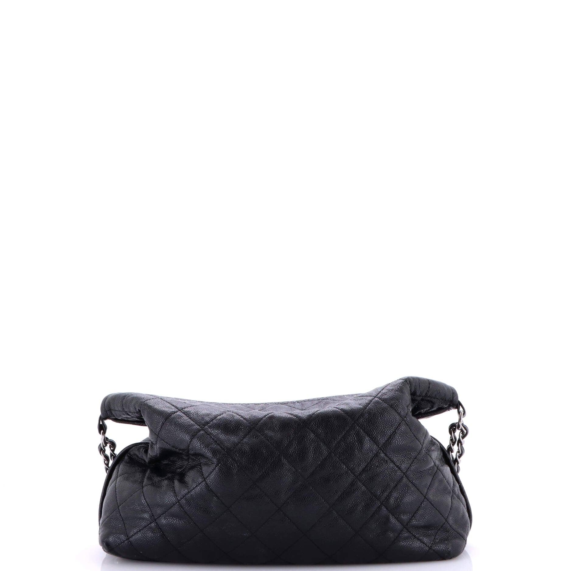 French Riviera Hobo Quilted Caviar Large
