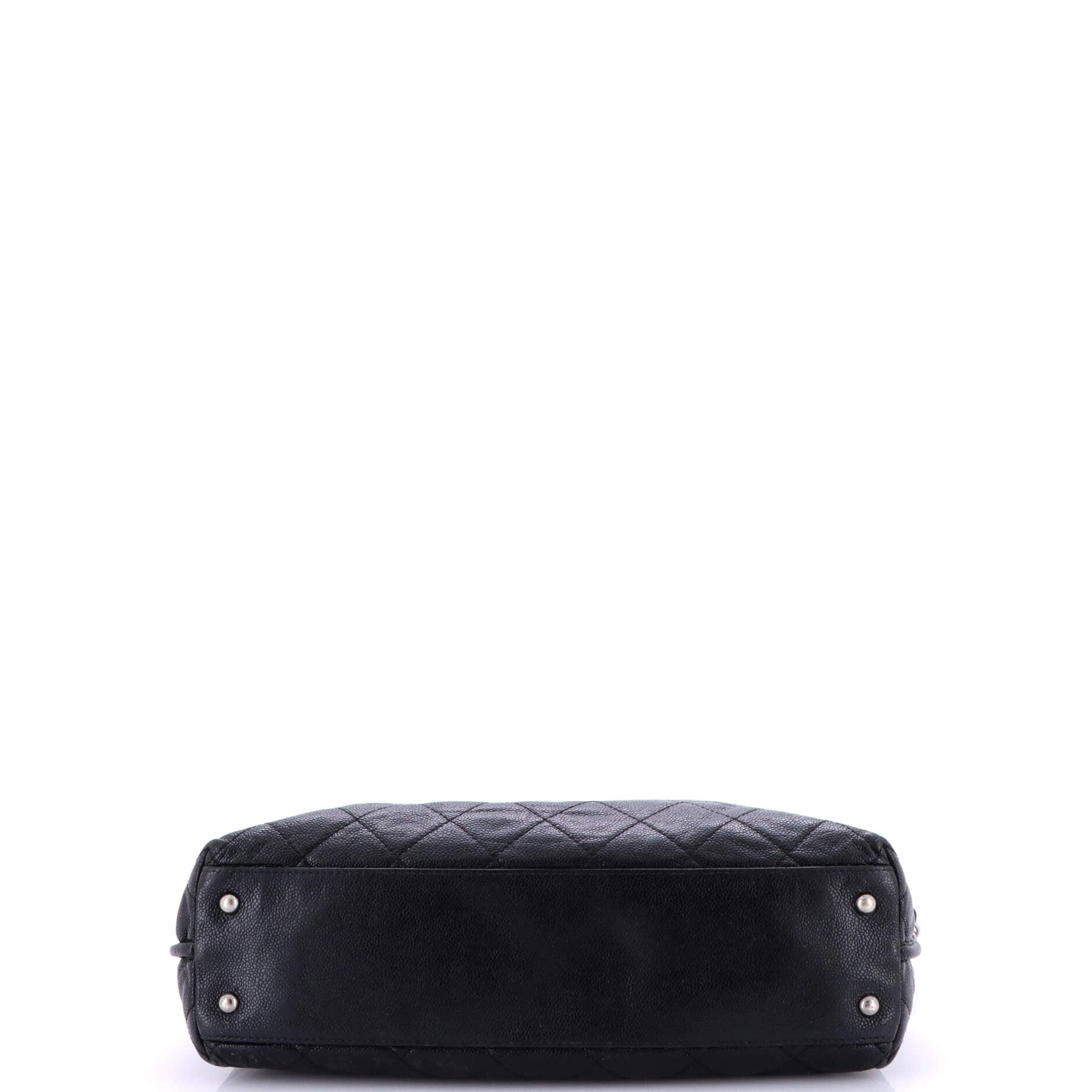 French Riviera Hobo Quilted Caviar Large