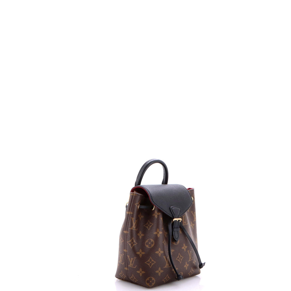 Montsouris NM Backpack Monogram Canvas with Leather BB