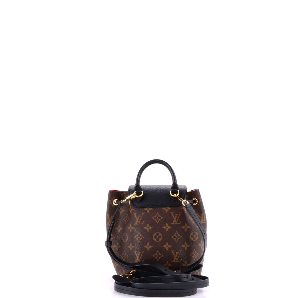 Montsouris NM Backpack Monogram Canvas with Leather BB