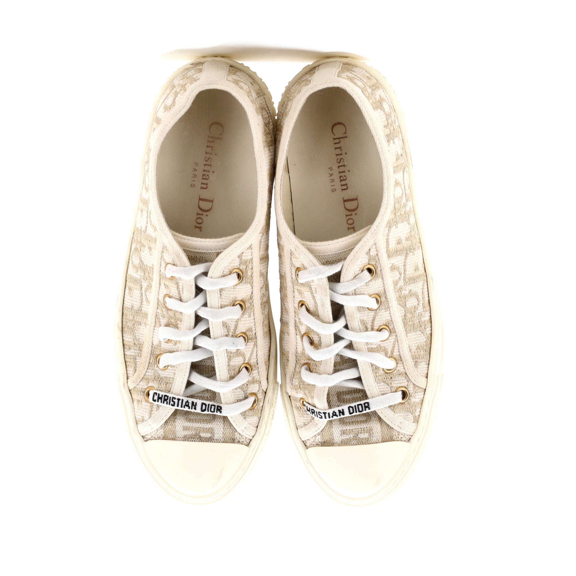 Women's Walk'N'Dior Sneakers Oblique Canvas