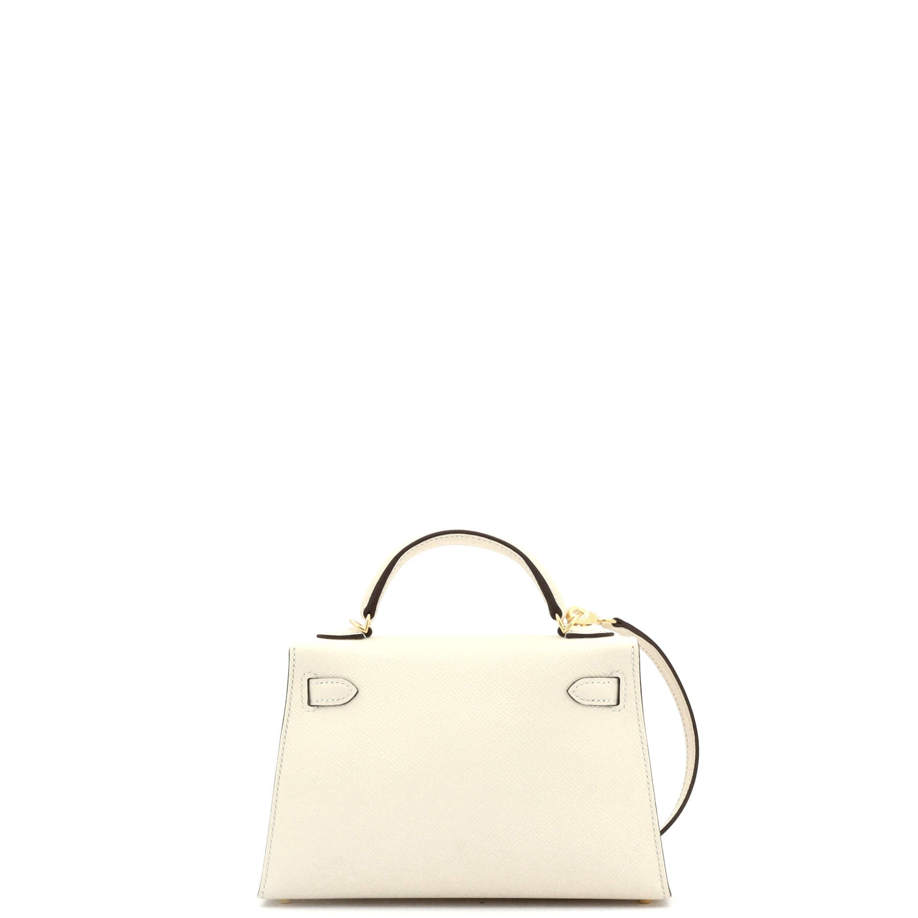 Kelly Mini II Bag Light Epsom with Gold Hardware 20