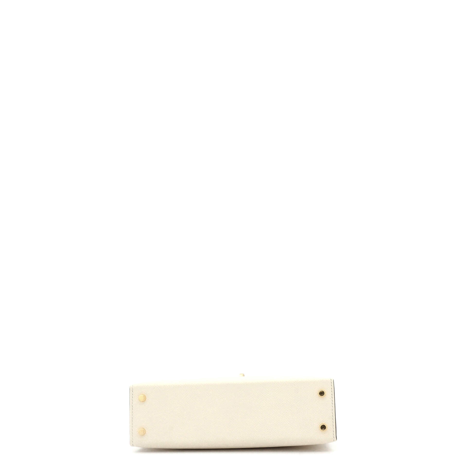 Kelly Mini II Bag Light Epsom with Gold Hardware 20