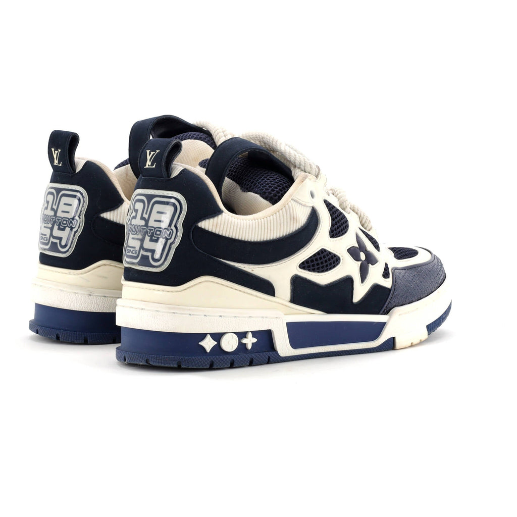 Men's LV Skate Sneakers Technical Mesh with Leather and Suede