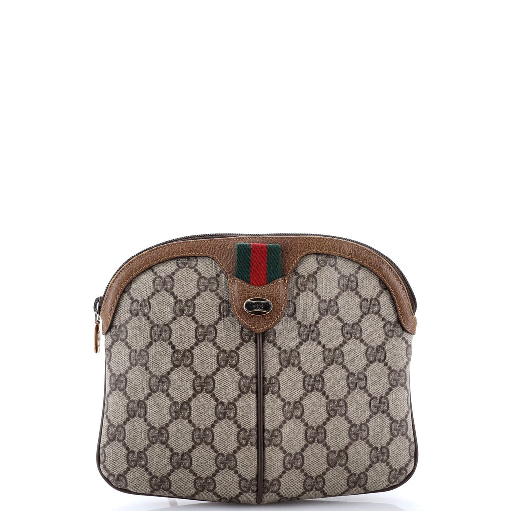 Vintage Web Crossbody Bag GG Coated Canvas Small