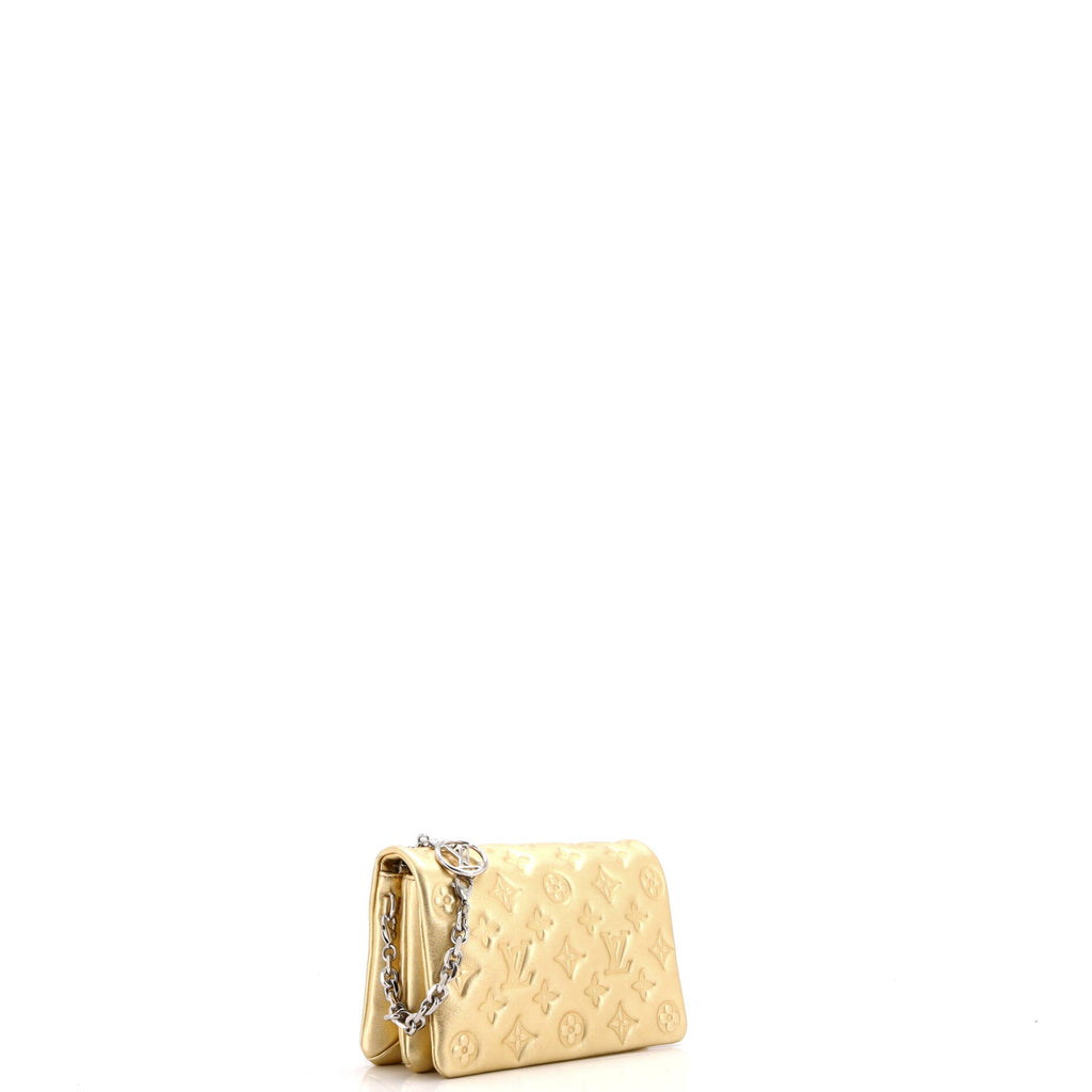 Coussin Pochette Monogram Embossed Lambskin