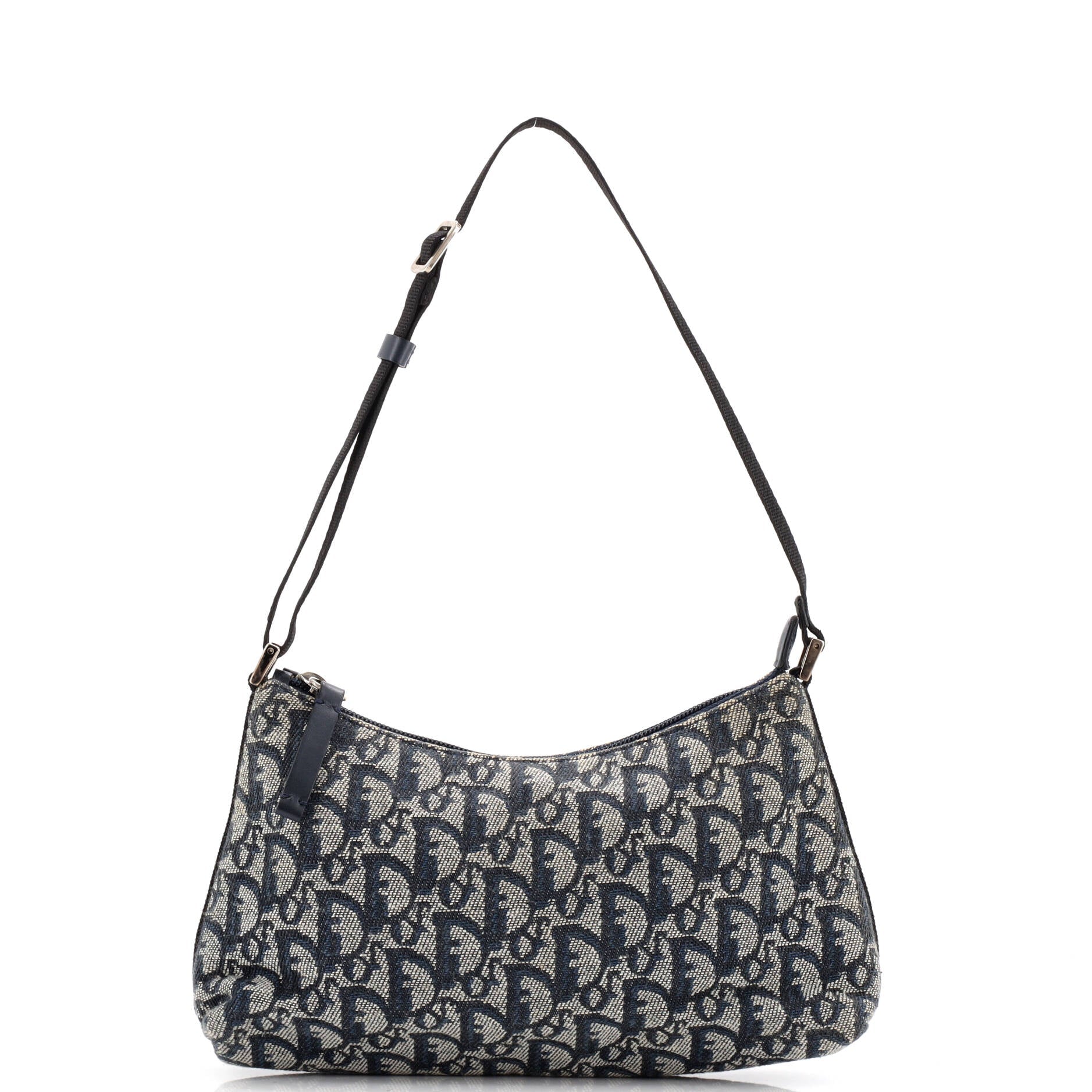 Vintage Trotter Pochette Shoulder Bag Diorissimo Canvas Small