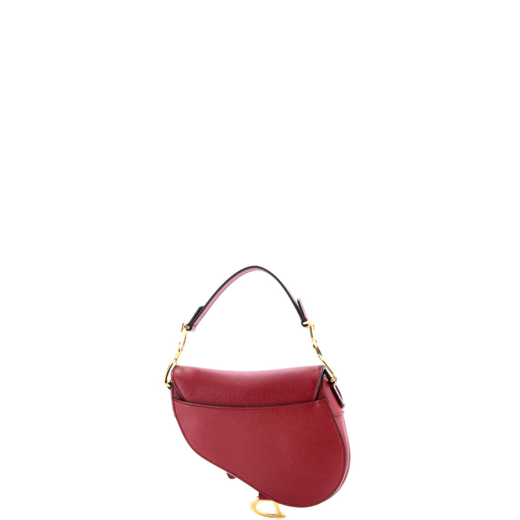 Saddle Handbag Leather Mini