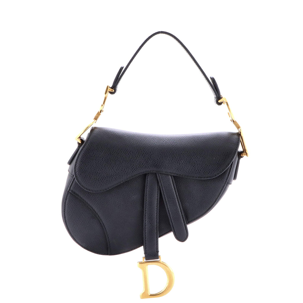 Saddle Handbag Leather Mini
