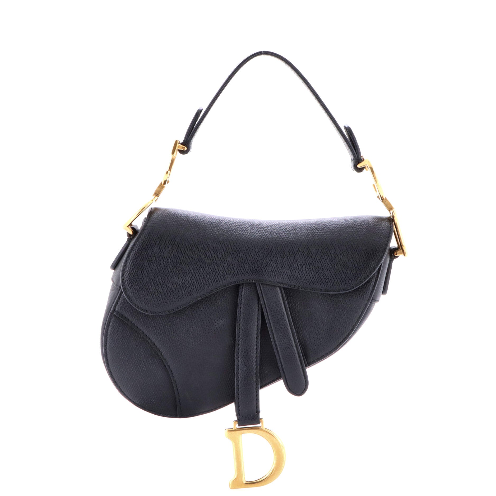Saddle Handbag Leather Mini