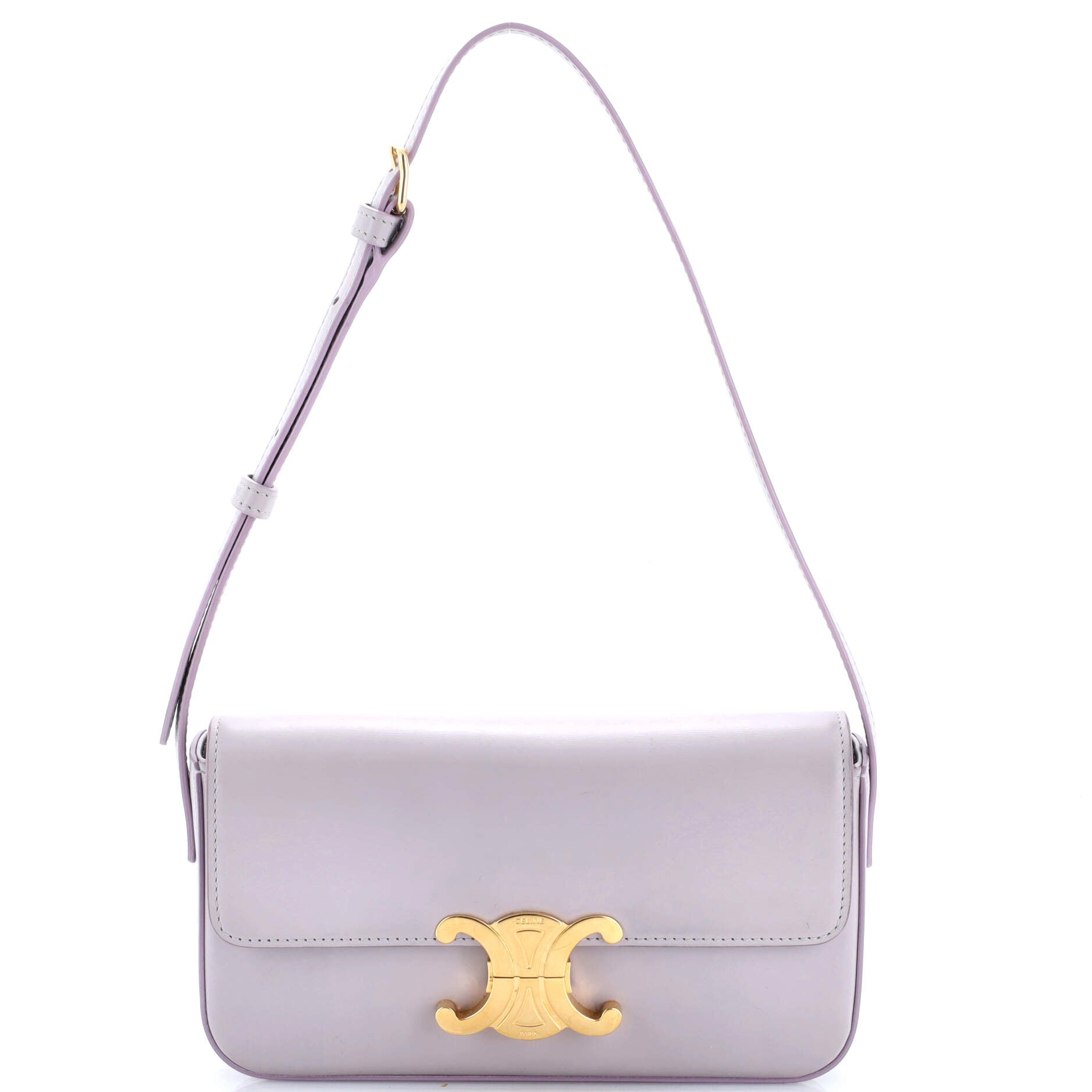 Triomphe East-West Shoulder Bag Smooth Calfskin