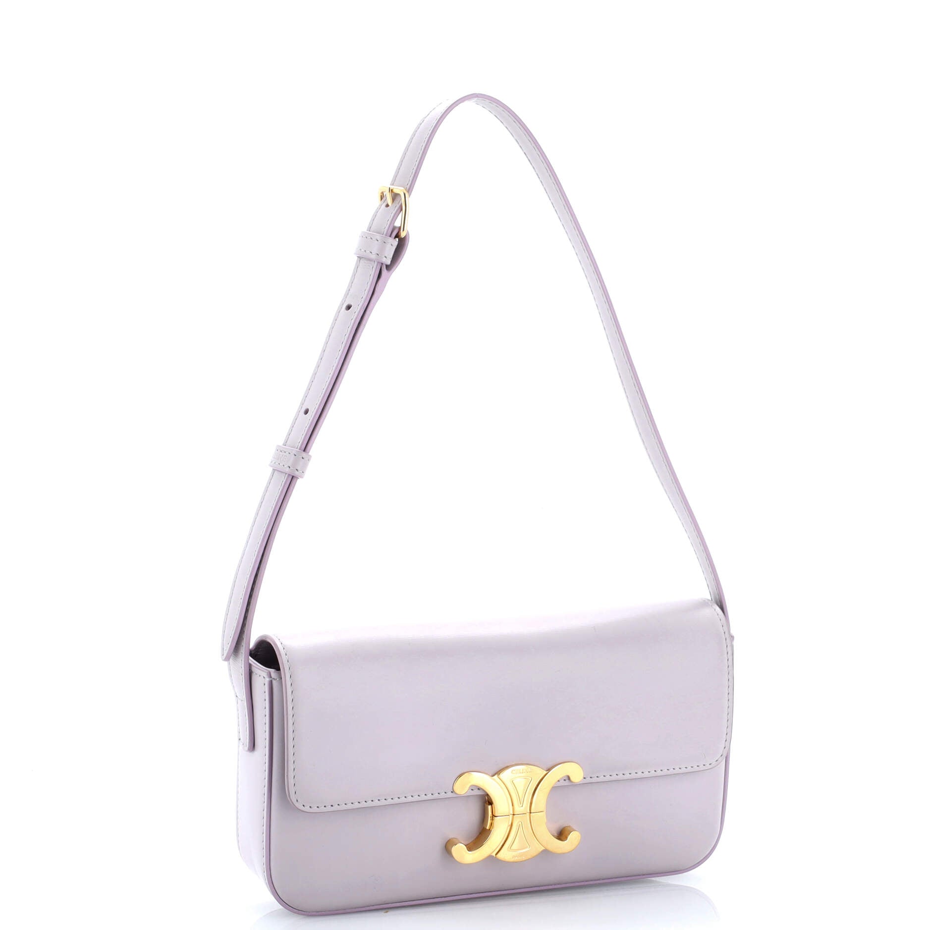 Triomphe East-West Shoulder Bag Smooth Calfskin