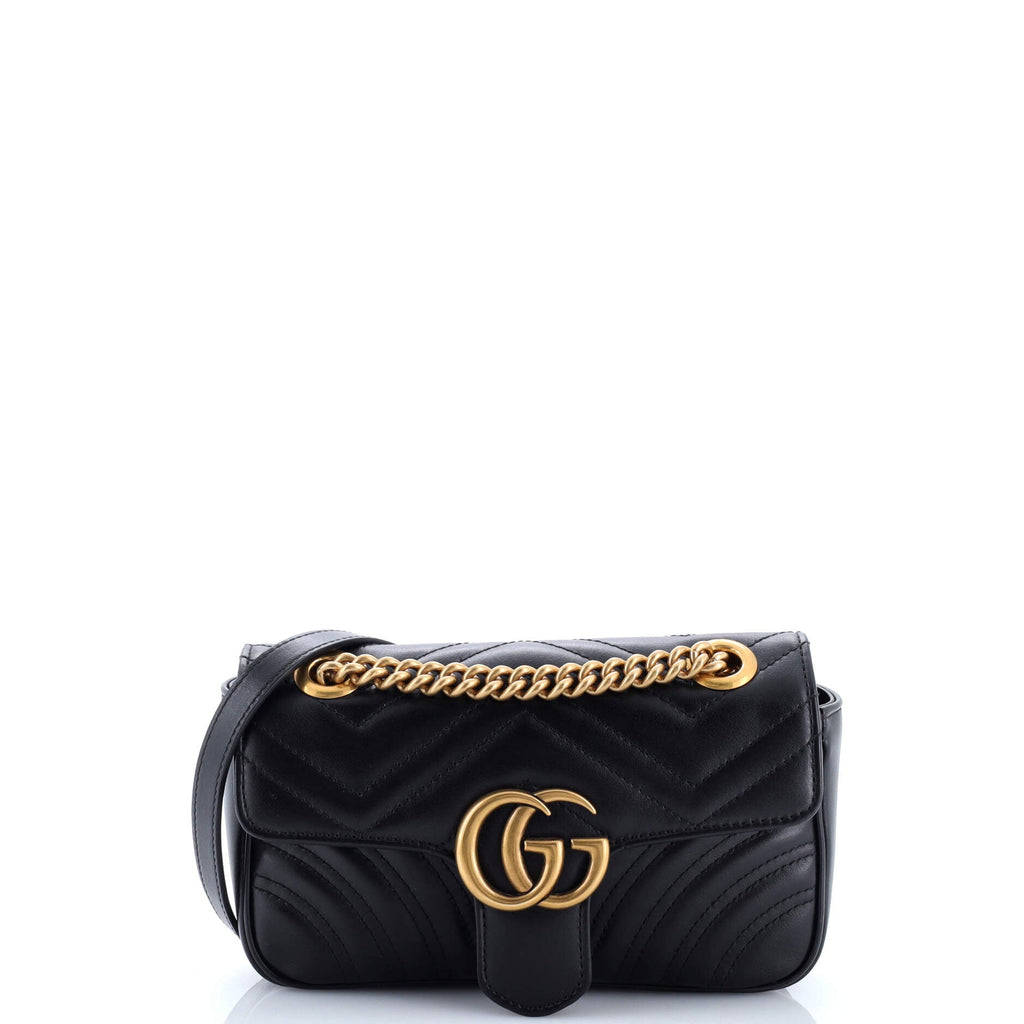 GG Marmont Flap Bag Matelasse Leather Super Mini