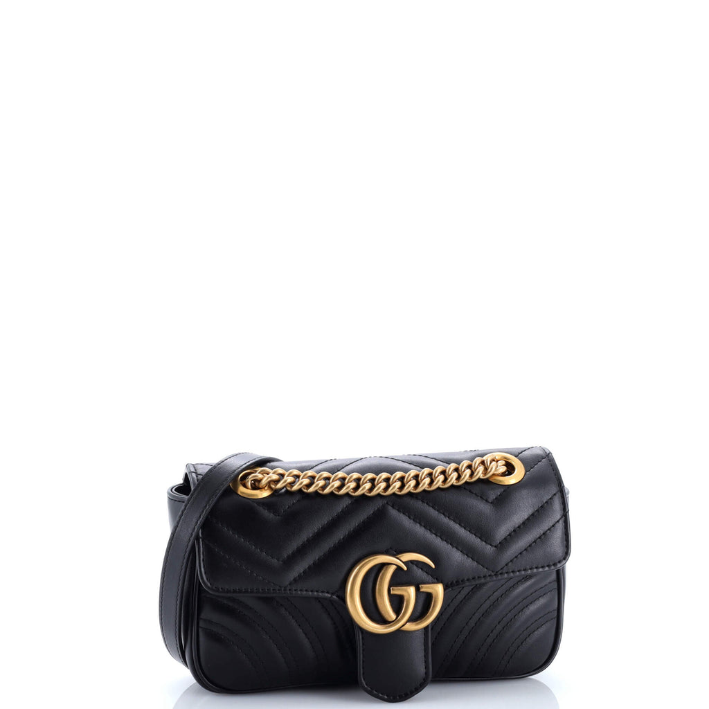 GG Marmont Flap Bag Matelasse Leather Super Mini