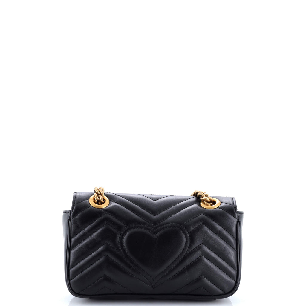 GG Marmont Flap Bag Matelasse Leather Super Mini