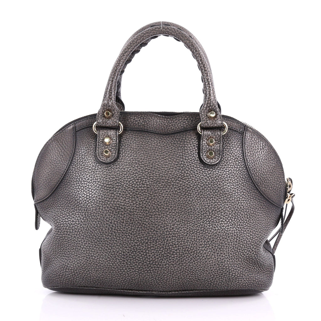 Convertible Bowling Bag Classic Studs Leather Mini