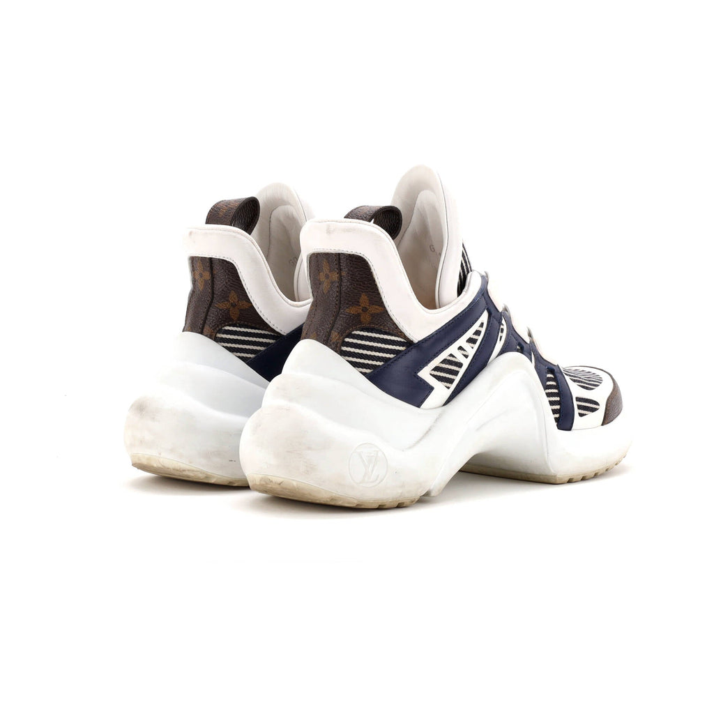 Women's LV Archlight Sneakers Canvas with Leather and Monogram Coated Canvas