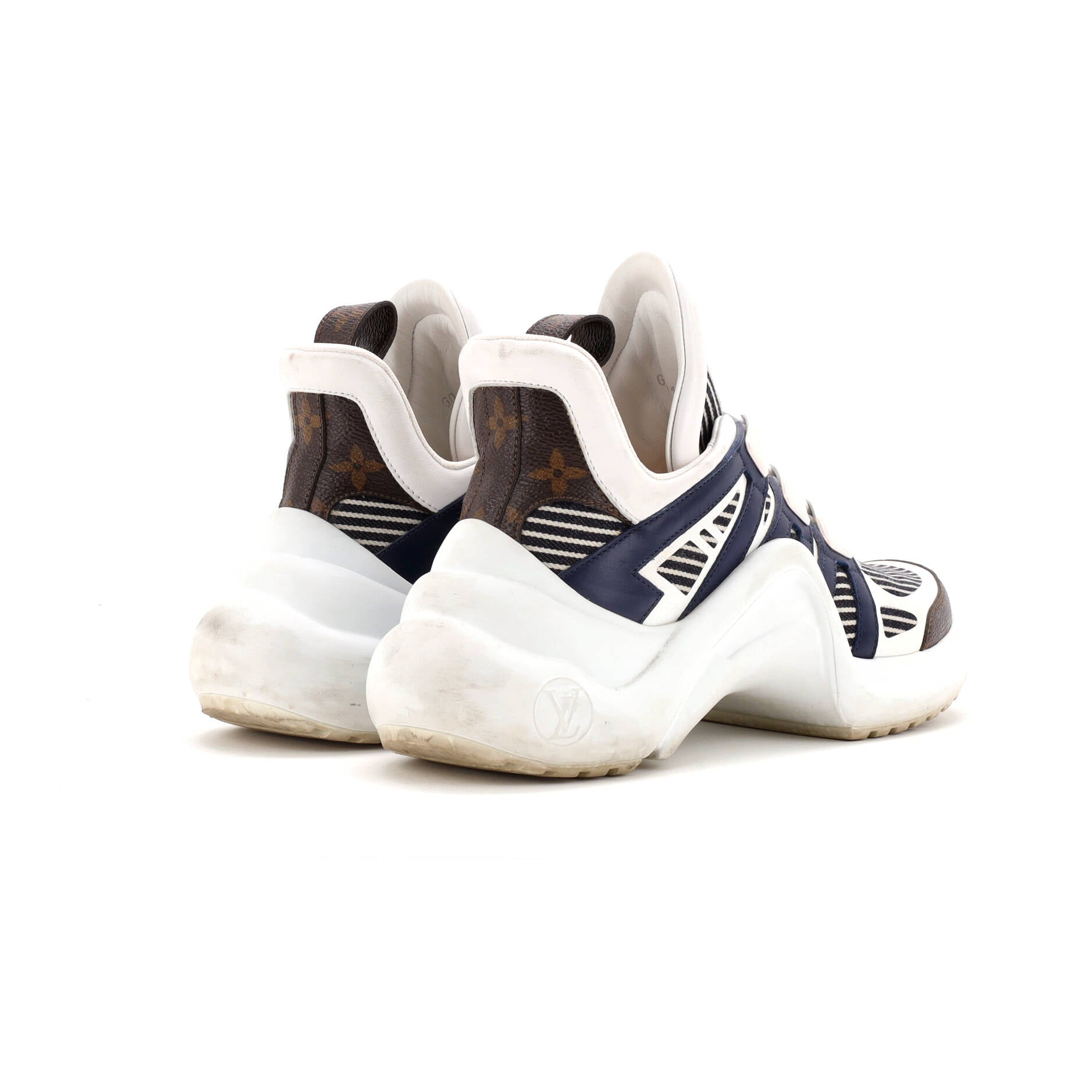 Women's LV Archlight Sneakers Canvas with Leather and Monogram Coated Canvas