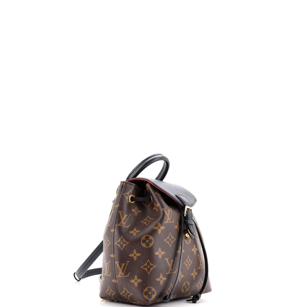 Montsouris NM Backpack Monogram Canvas with Leather BB