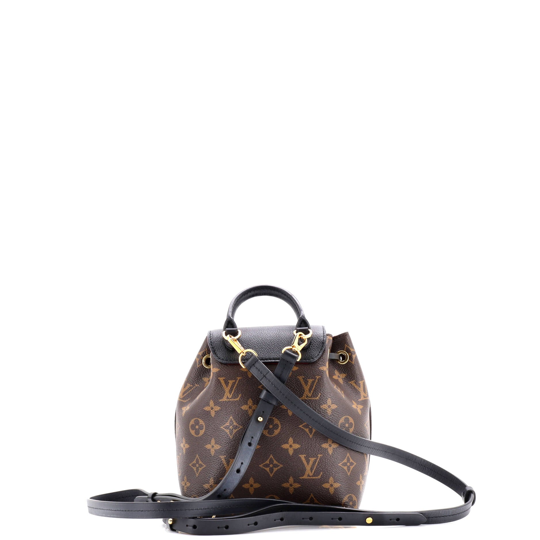 Montsouris NM Backpack Monogram Canvas with Leather BB