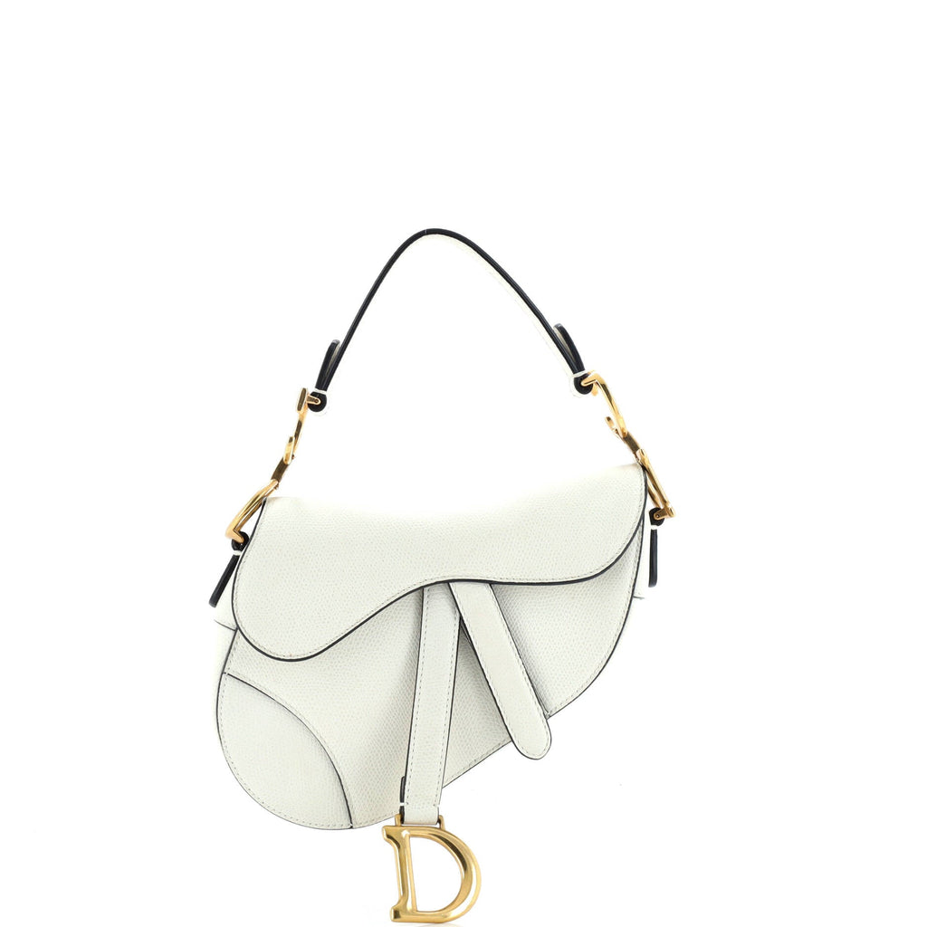 Saddle Handbag Leather Mini