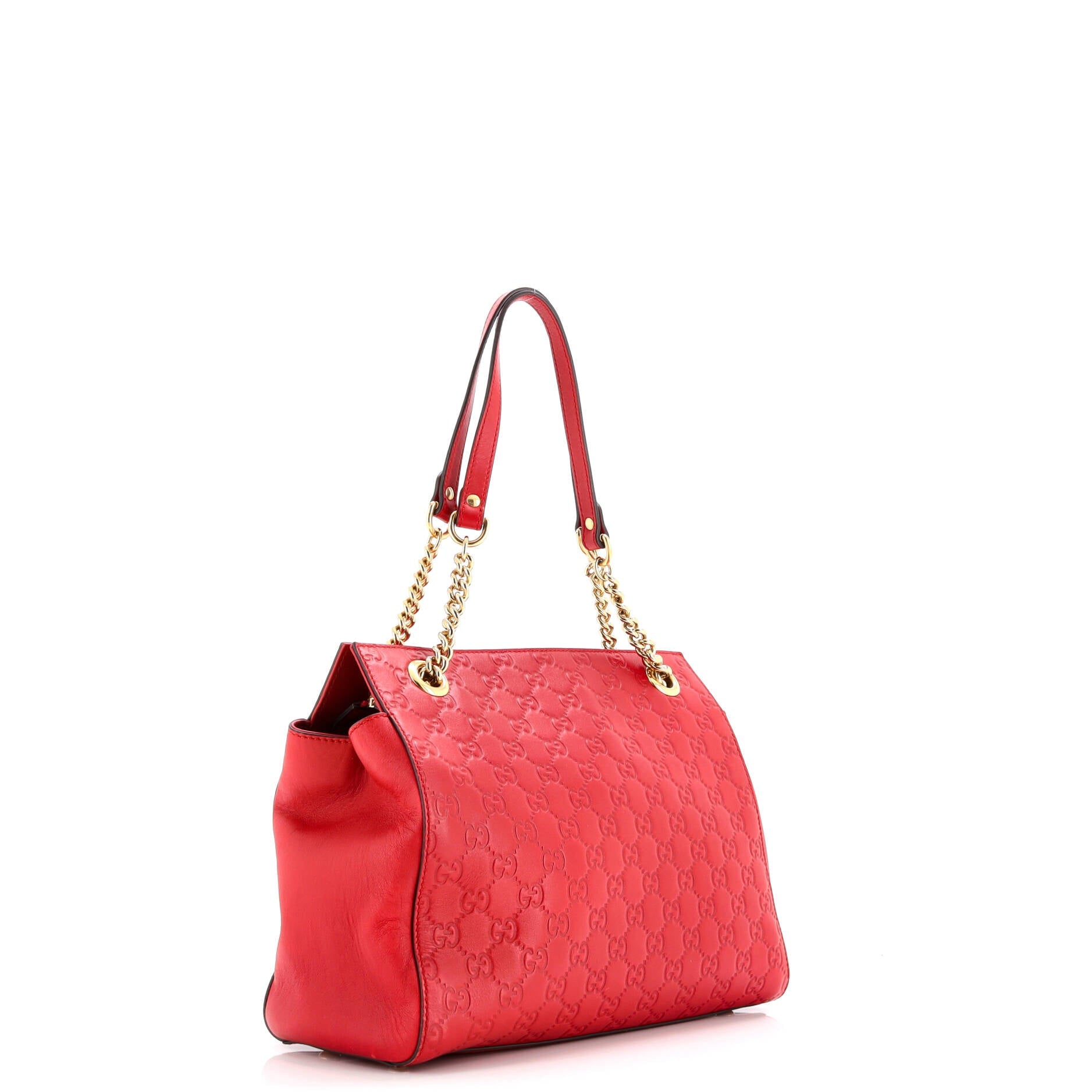 Soft Signature Shoulder Bag Guccissima Leather Medium