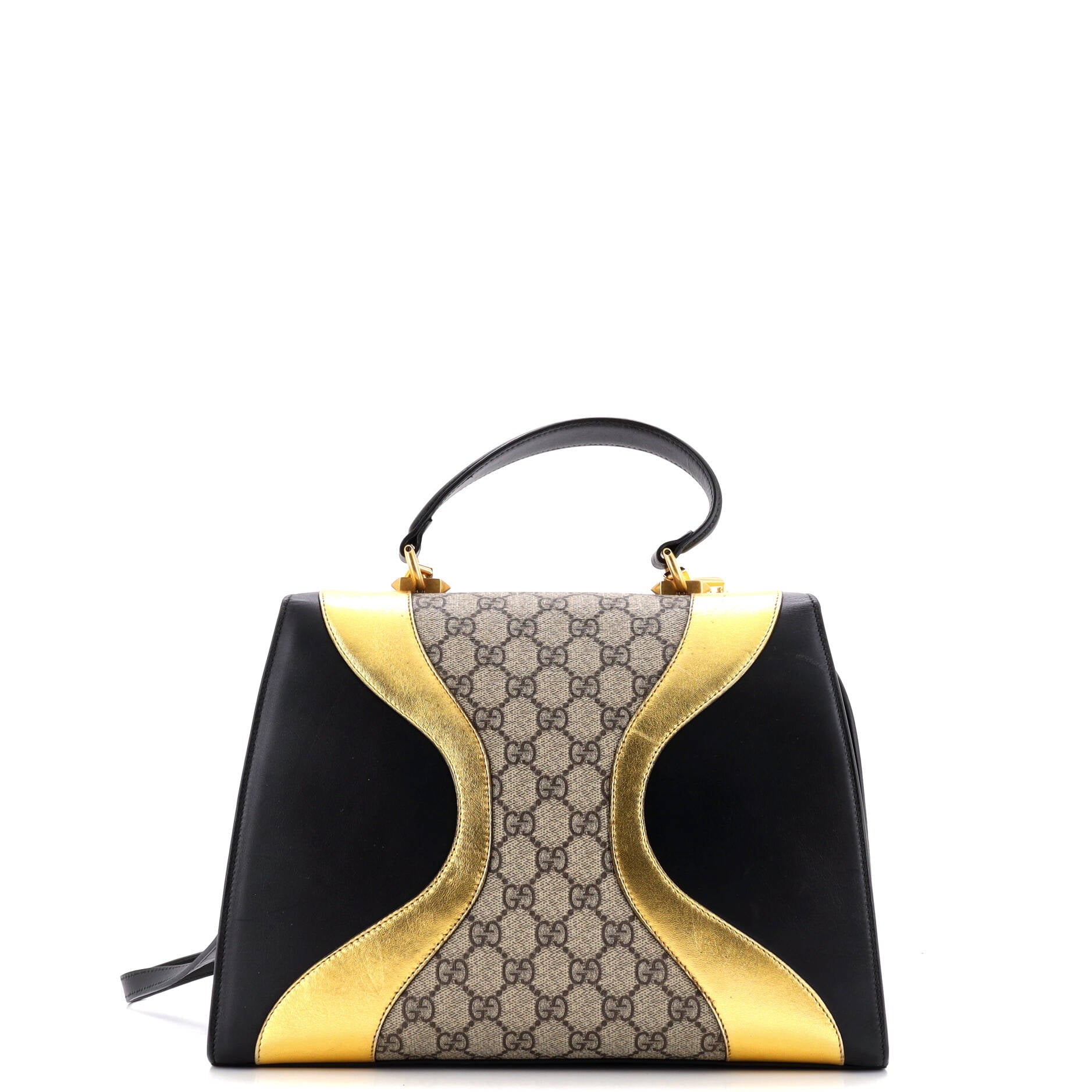 Osiride Top Handle Bag GG Coated Canvas and Leather Medium