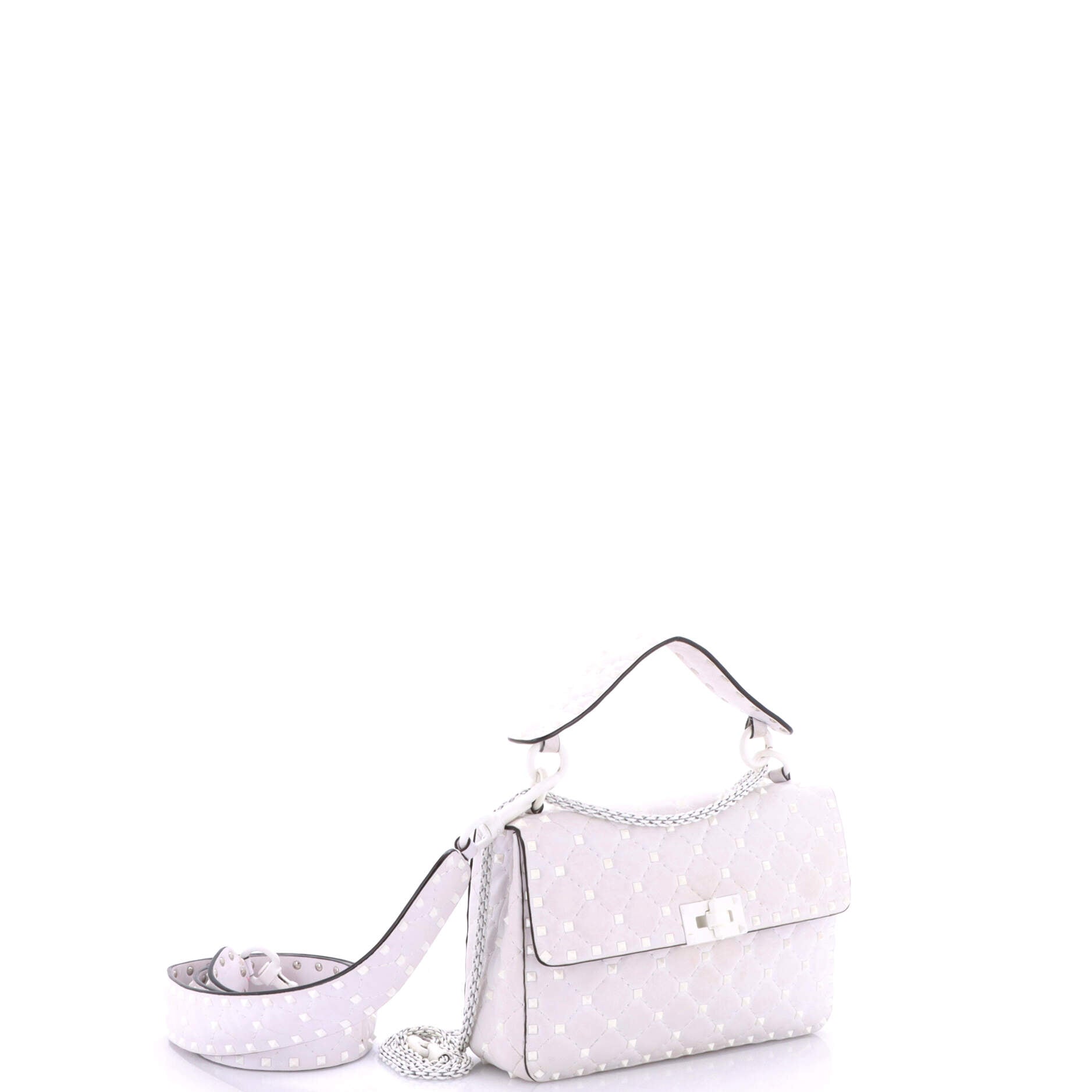 Rockstud Spike.Up Flap Bag Quilted Leather Medium
