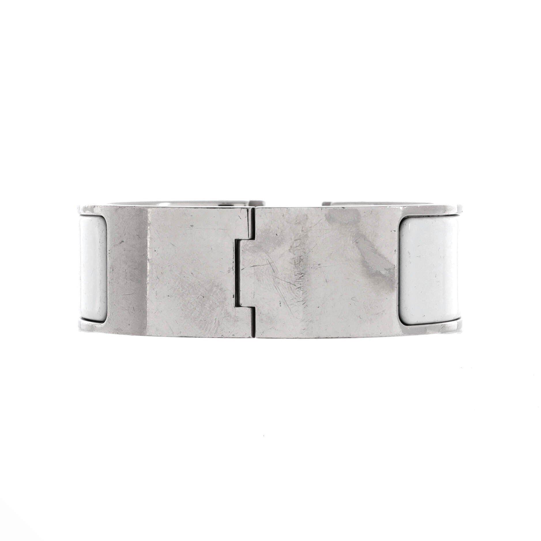Clic H Bracelet Enamel Wide