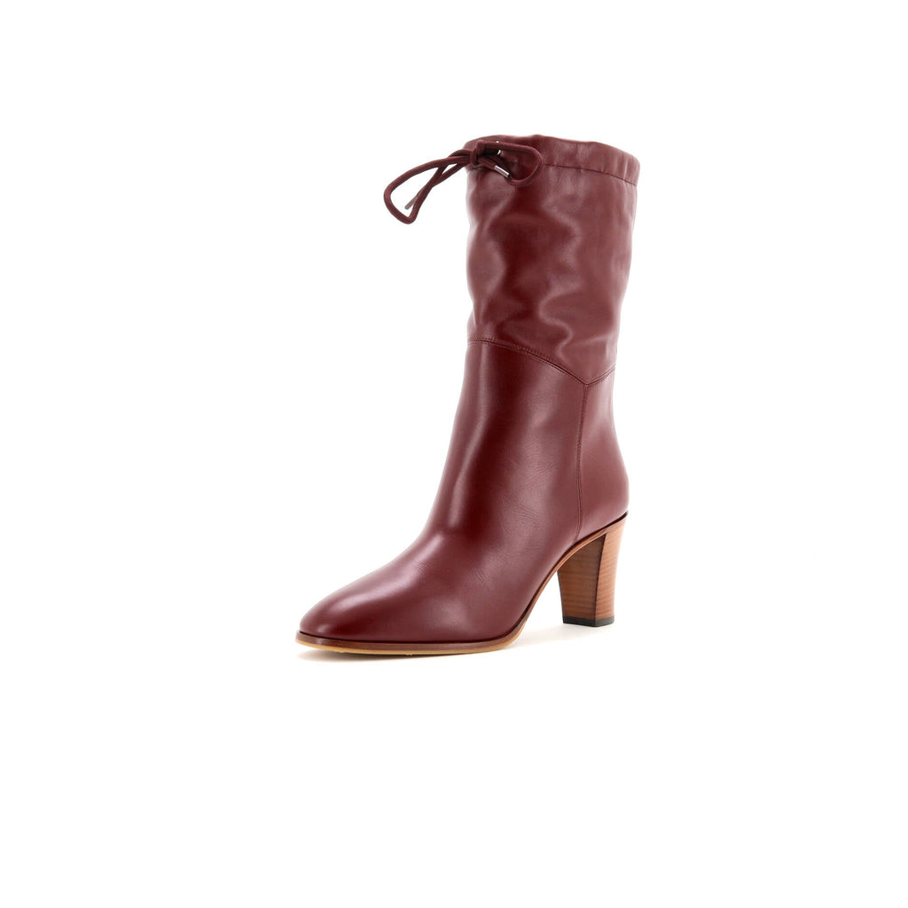 Women's CC Fold Down Boots Leather and Shearling