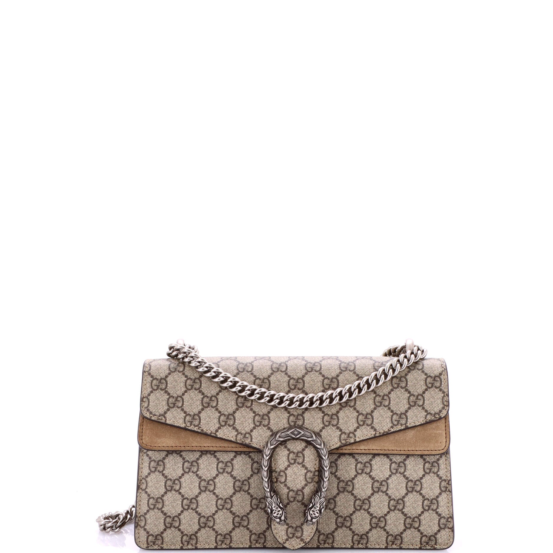 Dionysus Bag GG Coated Canvas and Leather Small