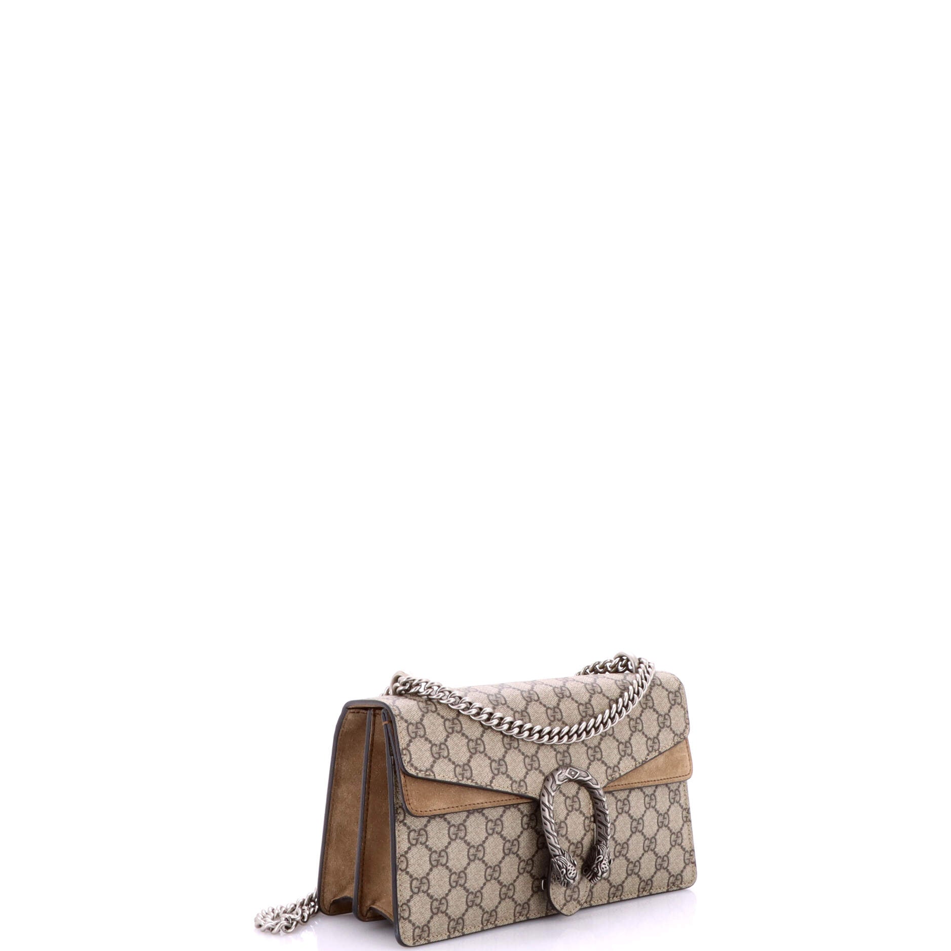 Dionysus Bag GG Coated Canvas and Leather Small