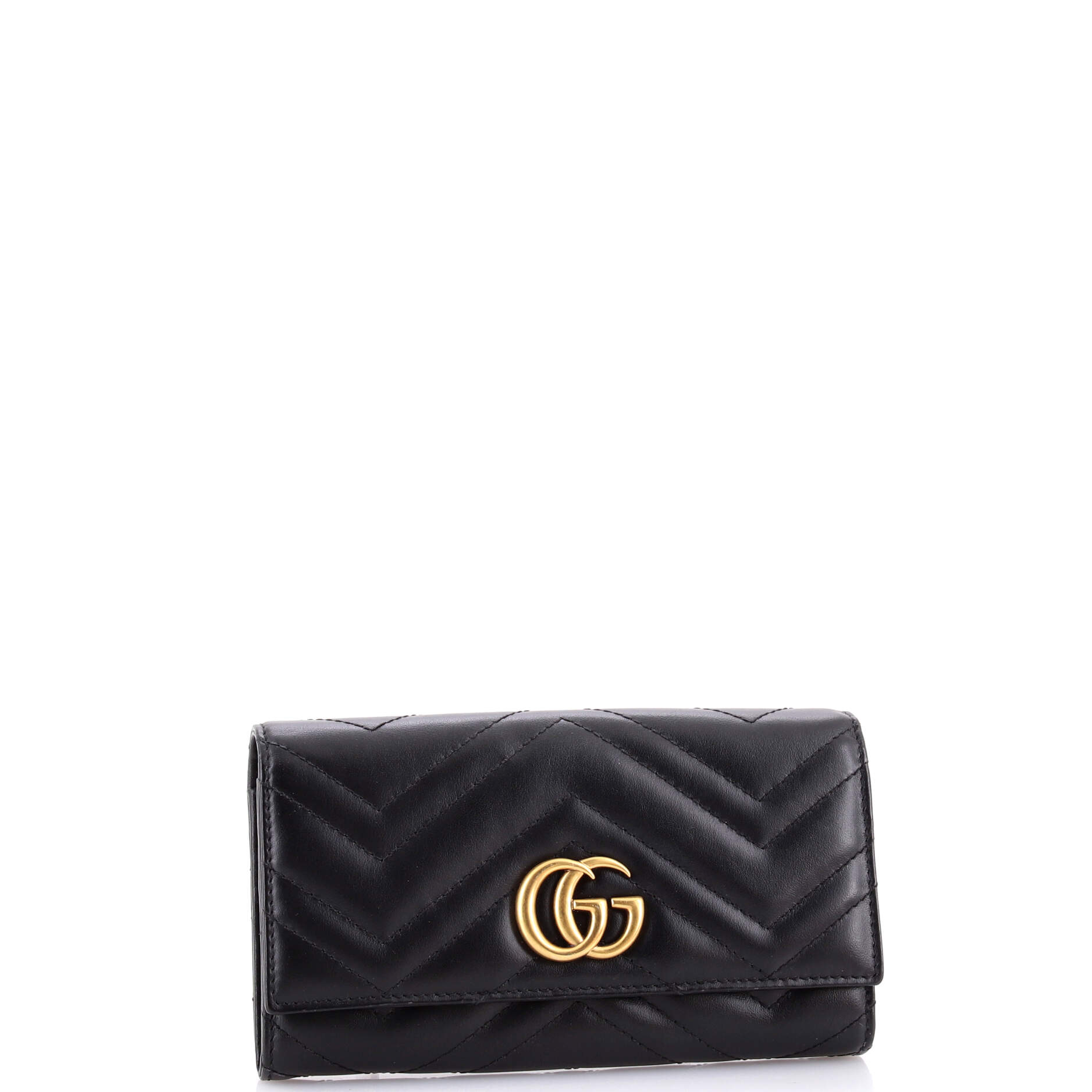 GG Marmont Continental Wallet Matelasse Leather