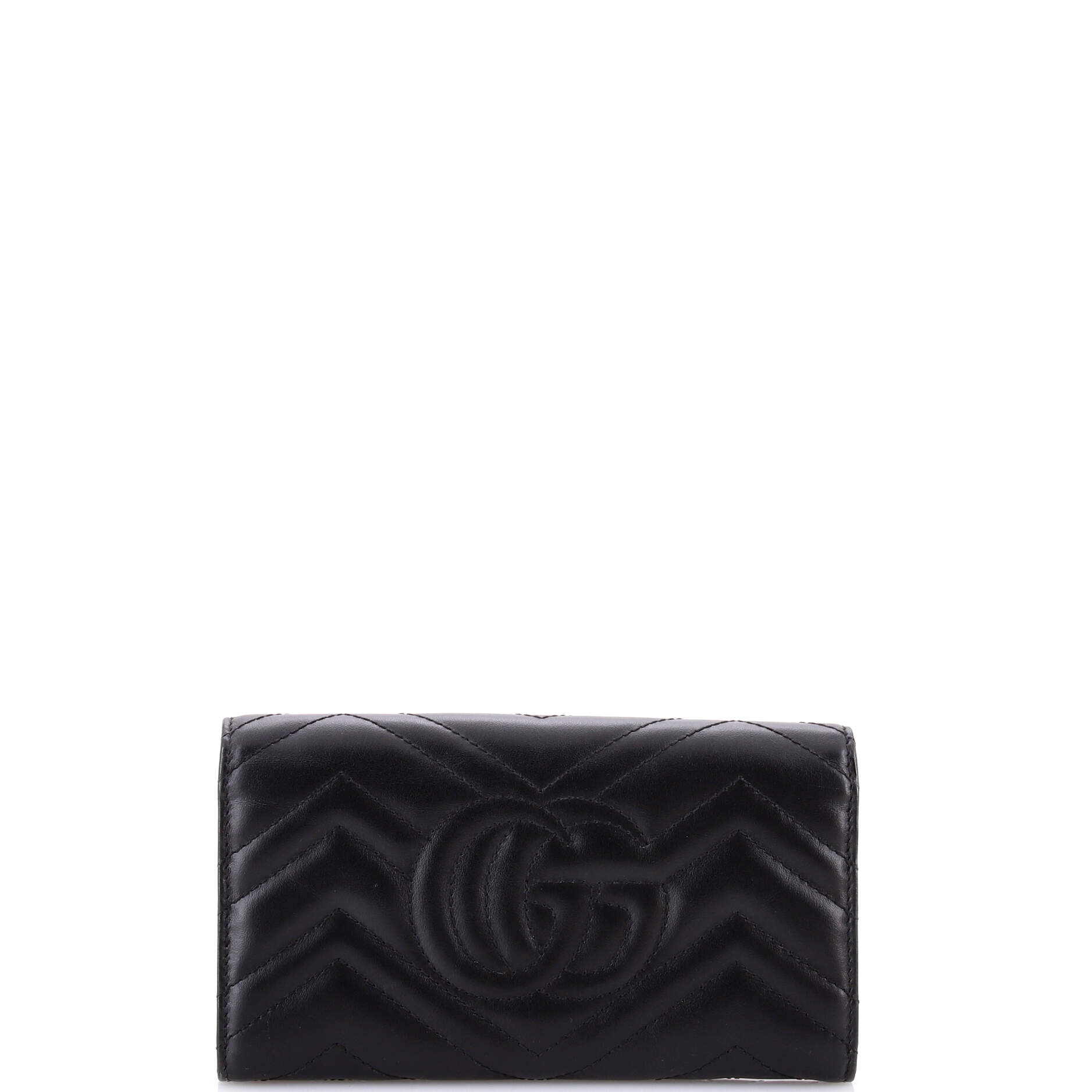 GG Marmont Continental Wallet Matelasse Leather
