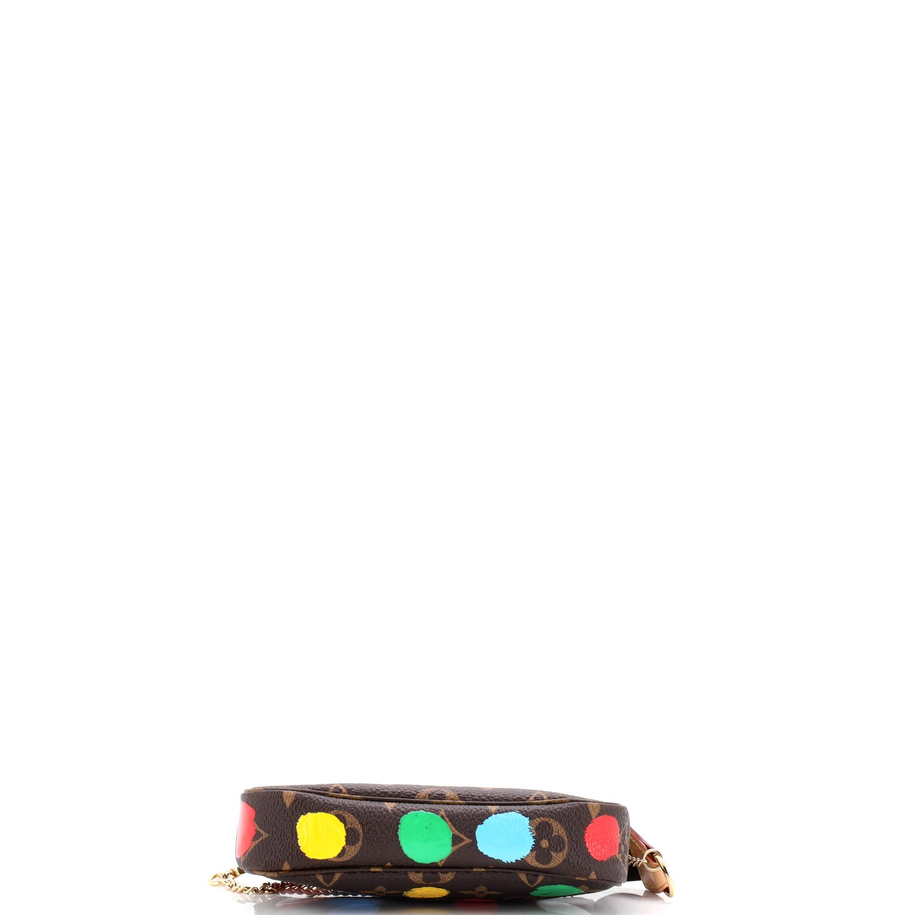 Pochette Accessoires Yayoi Kusama Painted Dots Monogram Canvas Mini