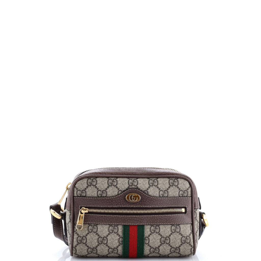 Ophidia Shoulder Bag GG Coated Canvas Mini