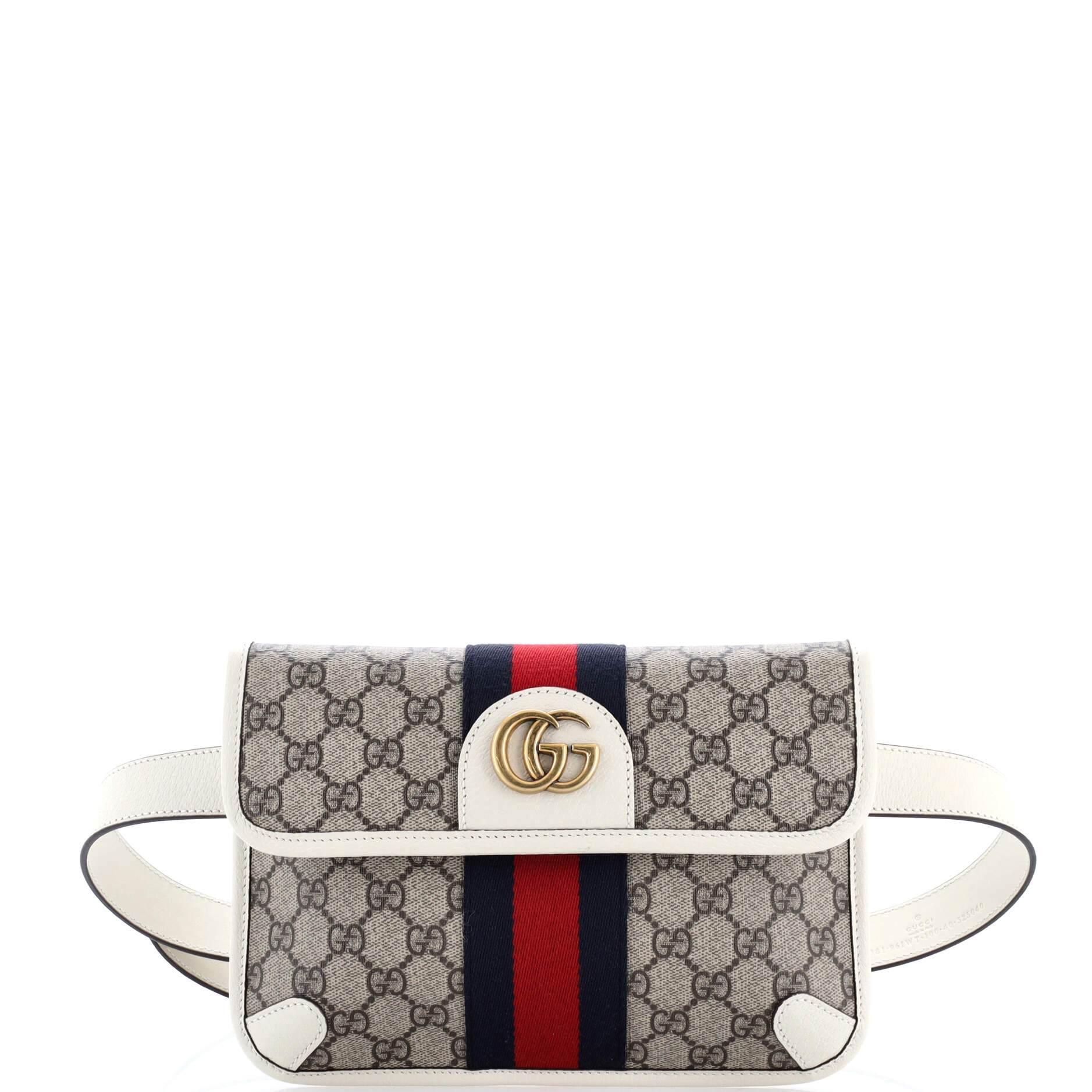 Ophidia Flap Belt Bag GG Coated Canvas with Leather