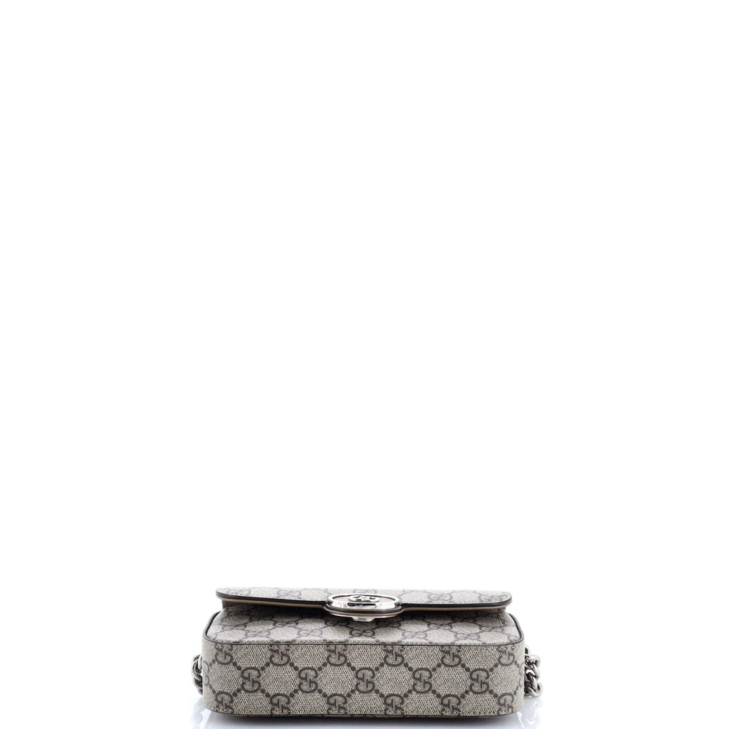 Petite GG Flap Shoulder Bag GG Coated Canvas Mini