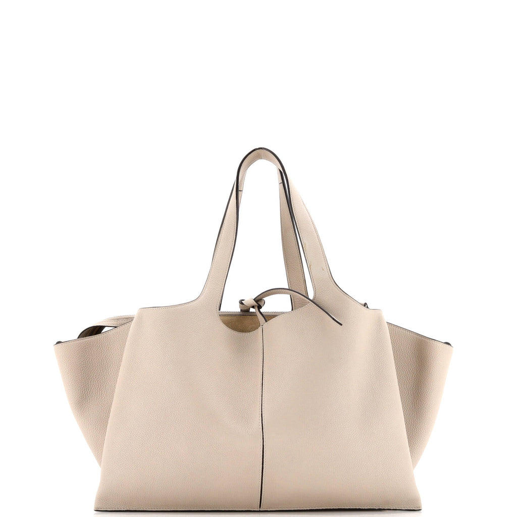 Tri-Fold Shoulder Bag Grained Calfskin Medium