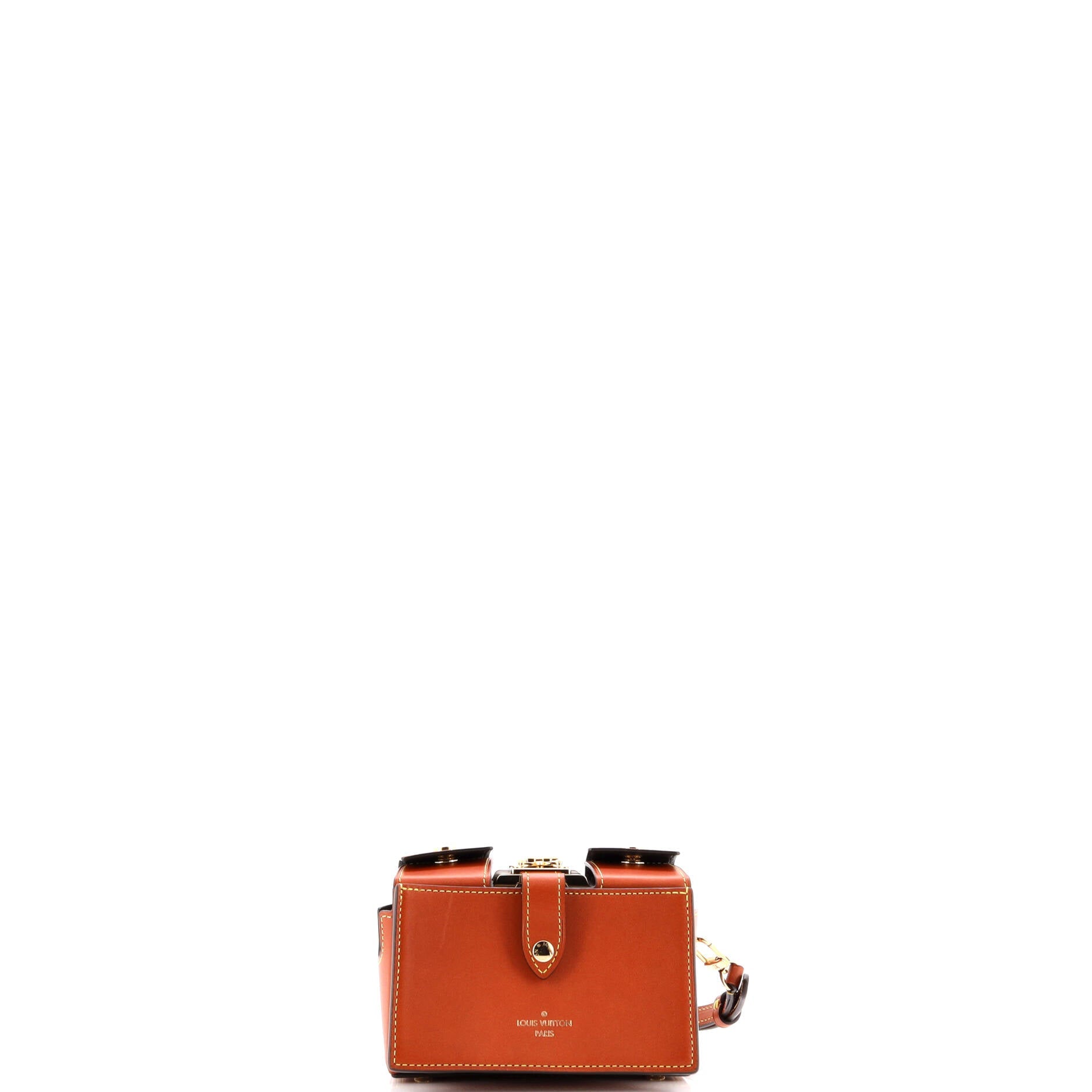 Pic Trunk Minaudiere Monogram Canvas with Leather