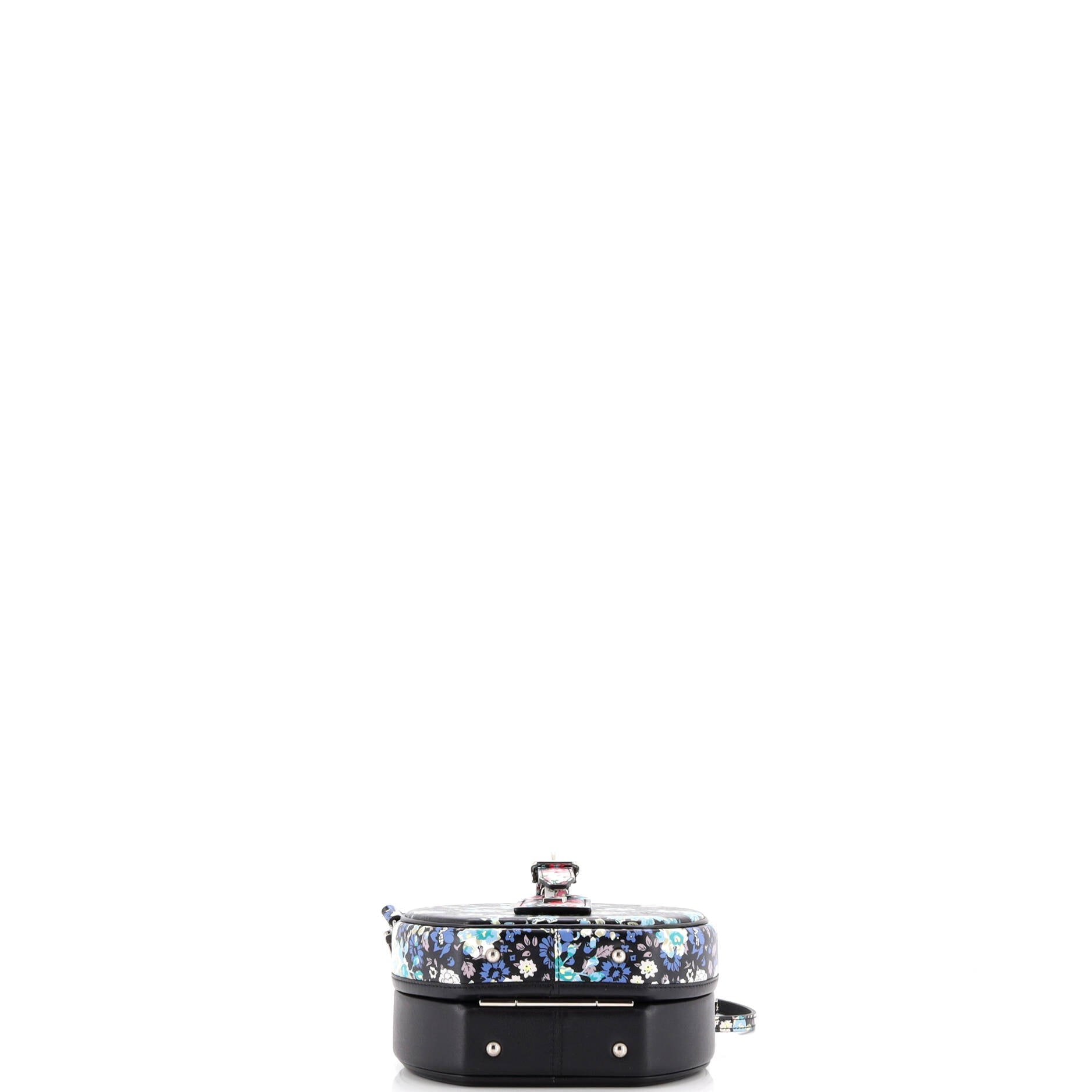 Petite Boite Chapeau Bag Floral Printed Leather
