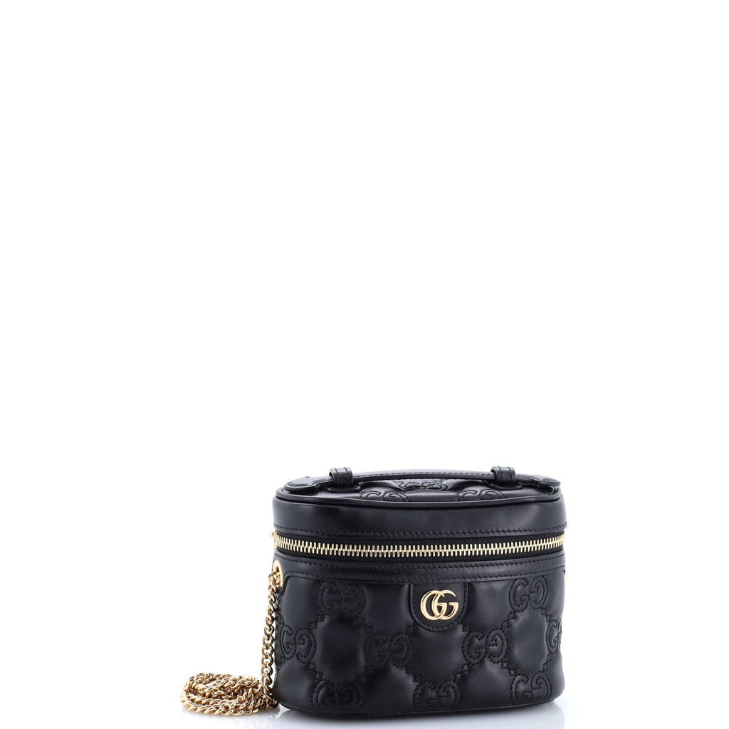 Top Handle Vanity Chain Bag GG Matelasse Leather Mini