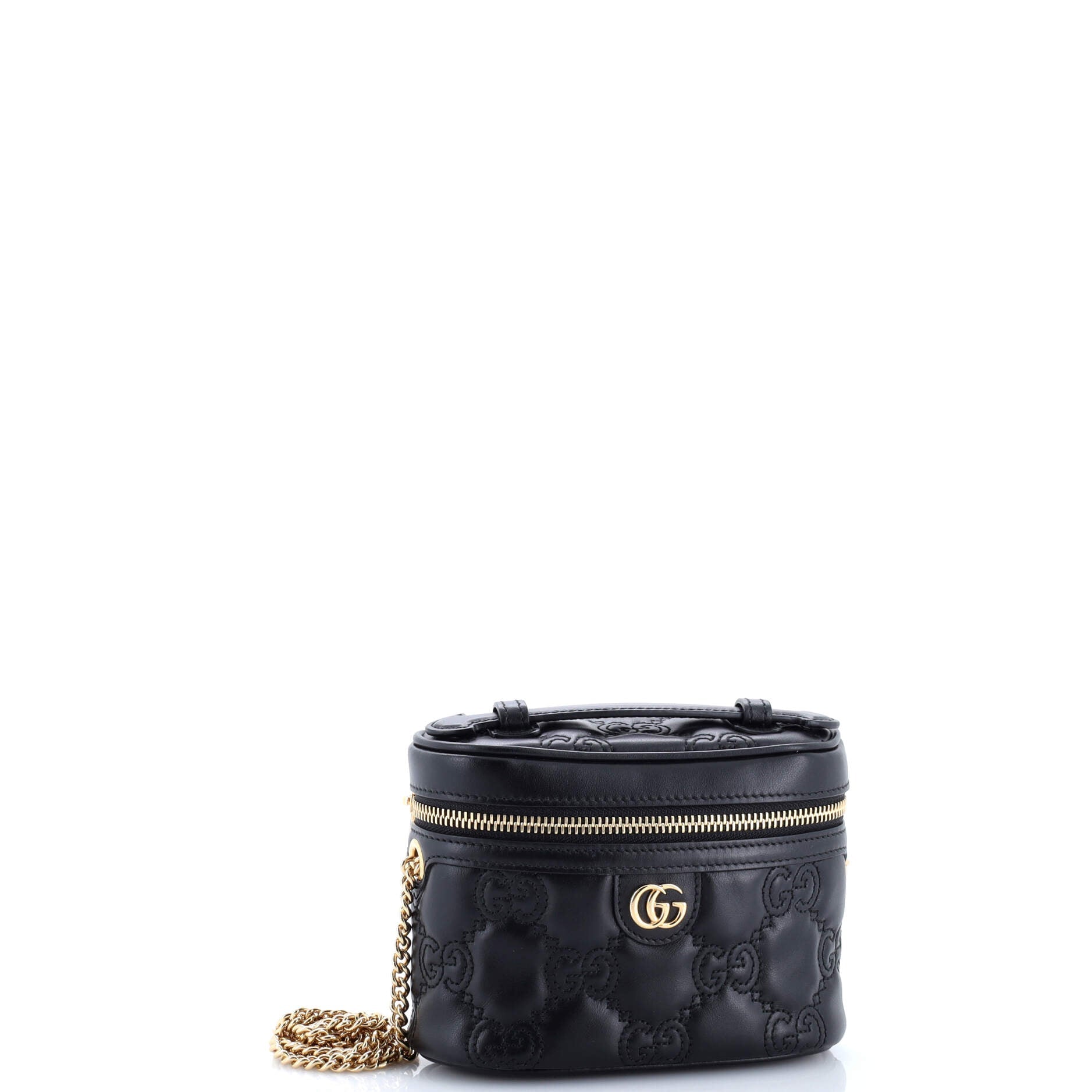 Top Handle Vanity Chain Bag GG Matelasse Leather Mini