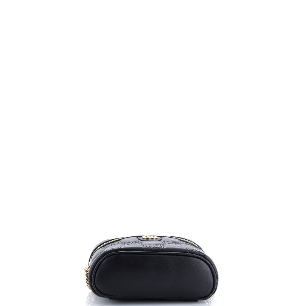 Top Handle Vanity Chain Bag GG Matelasse Leather Mini
